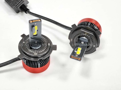 DMT-S20 лампы LED 2шт H4 12В 65W 5500K 6000Lm  с обманкой гарантия 6мес    фото 5