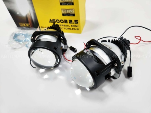 Ruzoom AS002 2.5 светодиодные Би-Led линзы 2.5" 9-16V 30W/40W 6000K 3800Lm 2шт гарантия 12 месяцев фото 2