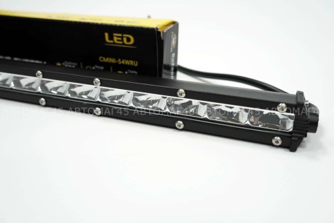 Ruzoom cветодиодная балка 10-30V рабочий свет сила 3960Lm тонкая Slim 18 диодов 54В гарантия 6мес фото 4