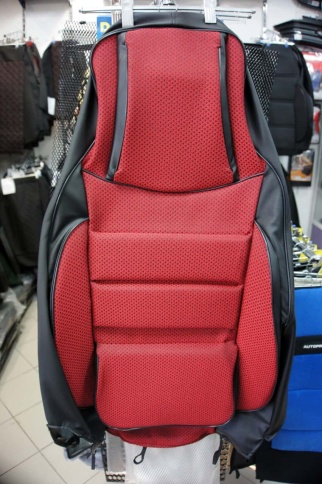 Авточехлы  ВАЗ 2109 2114 2115 Нива пятидверная до 2019г жаккард красный    фото 1