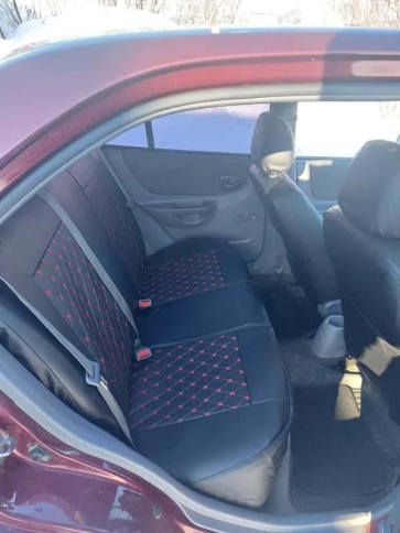 PSV Graf Next чехлы универсальные экокожа черный черный красная нить ромб комплект    фото 2