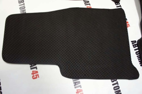 EVA ЭВА  коврики в салон УАЗ Patriot Патриот с 2014г черные рисунок ромб комплект 5шт    фото 3