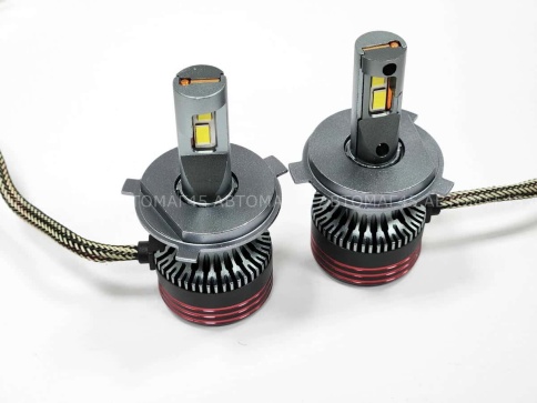 ZMB M8Pro лампы LED 2шт H4 12В 60W 5500K 4500Lm  с обманкой гарантия 3мес    фото 6