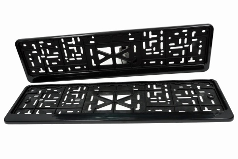 Skyway  рамка номерного знака с защелкой черная    фото 1