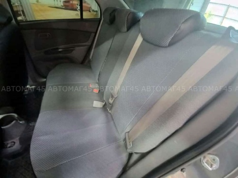 Авточехлы  Kia Rio Киа Рио 2005-2011г 2 пок спина 2/3 сиденье 1/1 жаккард черно-серый Ижевск   фото 2