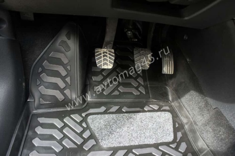 Airline Коврики в салон полимерные LADA Vesta LADA Vesta Веста SW Сross ворс с подпятником 4шт фото 9