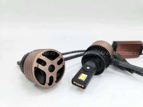 AOZOOM лампы LED 2шт H11 H8 H9 12В 55W 5500K 6000Lm  с обманкой гарантия 6мес    фото 3