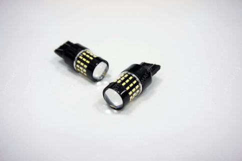 C2R  лампа светодиодная Т20 21W/5W 400Lm 54 SMD Granta Vesta Renault биполярн белая 2шт гар 1мес фото 4