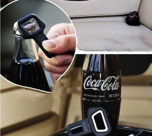 Заглушка  в замок ремня безопасности с открывашкой    фото 3