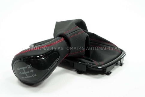 SALMAN Ручка КПП 2190 2192 2194 Lada Granta Гранта с красной ниткой с пыльником    фото 4