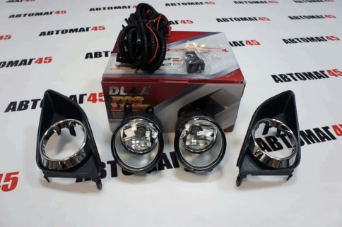 ADL-DLAA  фары противотуманные Toyota Corolla Тойота Королла 2007-2010г реле кнопка проводка 2шт    фото 3