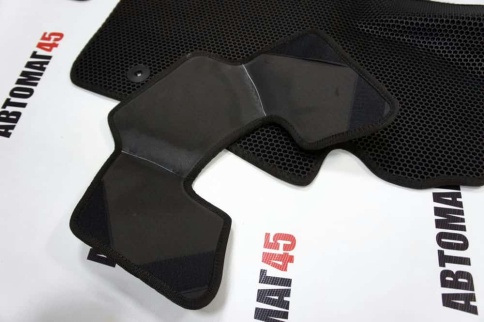 EVA ЭВА  коврики в салон Volkswagen Jetta 2010-2019г 6 поколение черные рисунок соты комплект 5шт   фото 5