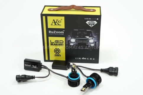 Ruzoom T55  светодиодные лампы LED 2шт H11 12В 55W 6000K 5500Lm гарантия 6мес    фото 5
