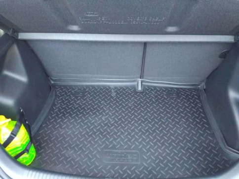 NorPlast коврик в багажник полиуретан Kia Rio Киа Рио 2011-2017г хетчбэк    фото 3