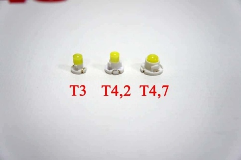 Лампа  светодиодная T4,2 SMD3528 без цоколя белая панель приборов    фото 2