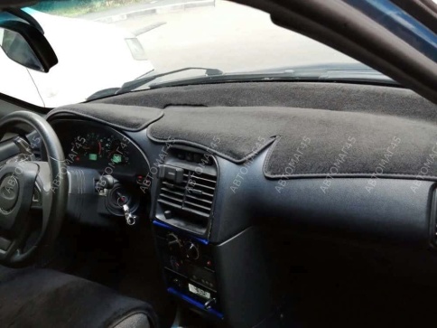 Накидка на панель ВАЗ 2110 только европанель синяя нить карпет  фото 4