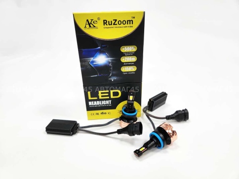 Ruzoom V80 LED 2шт H7 10-16В 90W 6000K 9000Lm с обманкой гарантия 6мес    фото 3