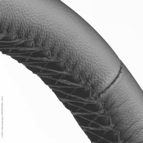 Autoprofi  оплетка руля под шнуровку натуральная кожа черная нитки игла    фото 2