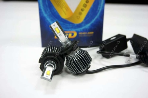 C8  чип СОВ LED 2шт H7 12В 20W 6000К 2400Lm гарантия 1мес    фото 4