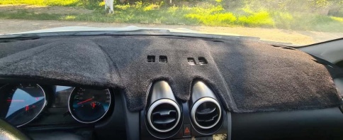 Накидка на панель Nissan Qashqai Ниссан Кашкай J10 2006-2013г карпет  фото 4