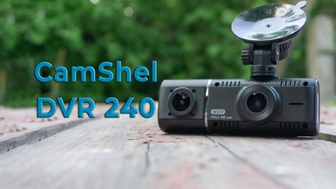 Camshel  видеорегистратор двухканальный DVR 240 Full HD 30к/с  170/145* карта до 256Гб гарант 12мес фото 4