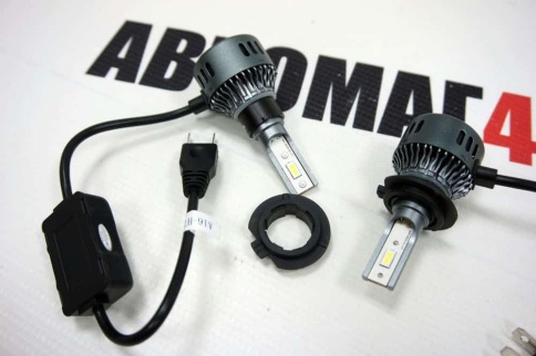 A16 чип CSP LED 2шт H7 12В 25W 5500К 2500Lm гарантия 5мес    фото 4