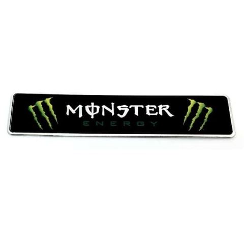 Шильдик Monster Energy металл 26*120мм 1шт SHK 014 фото 1