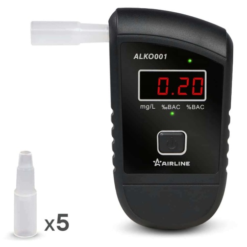 Airline  Алкотестер цифровой полупроводниковый черный ALKO001    фото 3
