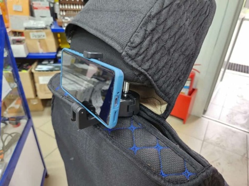 Крючок держатель складной для телефона серебристый GG-02   фото 4