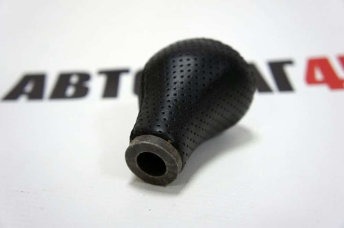 Ручка КПП  универсальная экокожа черная 7,5см    фото 3