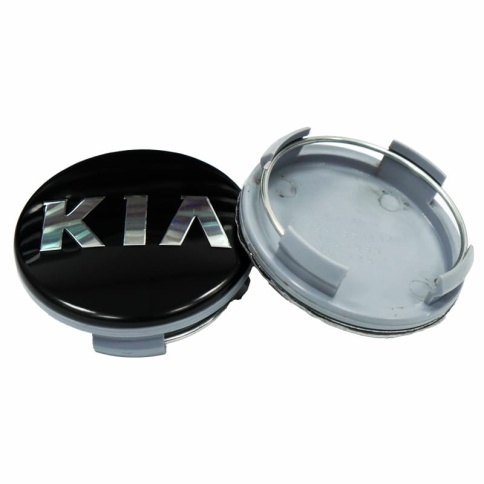 Колпачок ступицы Kia 58/55 черный QY-009 (208238) фото 3