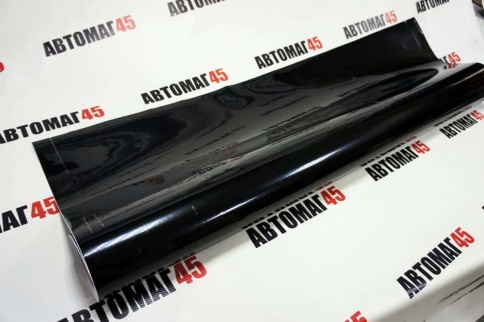 KSF  Автовинил черный супер глянец 0,81м х 0,57м    фото 4