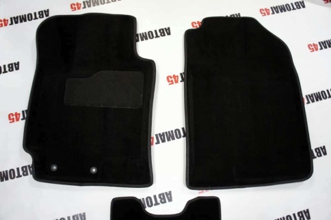 Seintex  коврики в салон 3D ворс Kia Rio с 2017г Hyundai Solais с 2017г комплект черный 5шт   фото 4