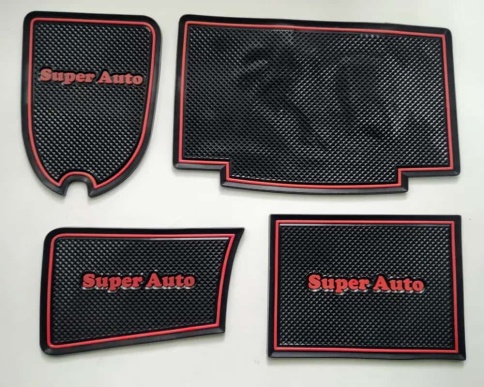 Коврики в ниши ВАЗ 2113 2114 2115 красные буквы 4пр. фото 4