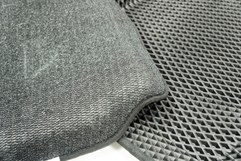 BORATEX  коврики в салон 3D EVA ЭВА Chevrolet Cruze 08-15г Opel Astra J 09-15г черные ромб компл 5шт фото 5