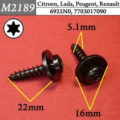 М2189 Автокрепеж металлический  фото 1