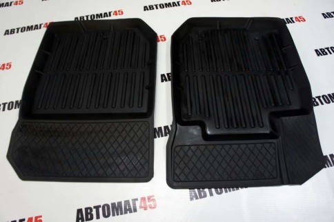 Коврики  в салон передние Largus Ларгус Logan Sandero Sandero Stepway Duster Nissan Terrano 2шт фото 3