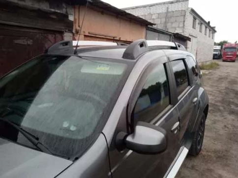 ANVair  дефлекторы окон Renault Duster 2010-2021г 1 поколение Nissan Terrano 2014-2022г комплект 4шт фото 5