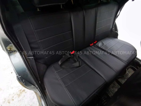 Динас  чехлы универсальные экокожа черный черный комплект    фото 5