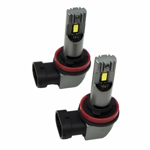 Ruzoom YJ-C7FZ  светодиодные лампы LED 2шт H11 10-16В 18W 6000K 4000Lm гарантия 6мес    фото 5