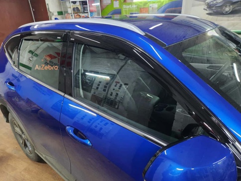 VAD  дефлекторы окон Haval F7 Хавал F7 2018-2024г  комплект 4шт    фото 5