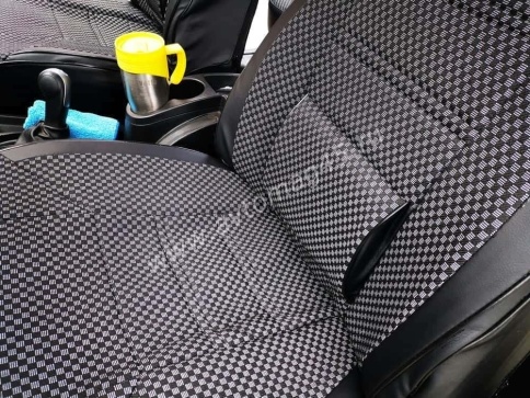 Авточехлы  Нива Шевроле Niva до 2014г жаккард черный    фото 10