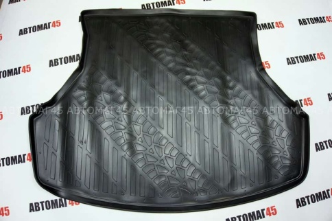 ИСКОЖ  коврик в багажник полиуретан Lada Granta Гранта седан    фото 1