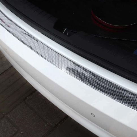 Защитная накладка на пороги авто универсальная карбон 3м фото 6