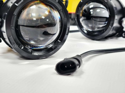 Ruzoom Фары противотуманные 1 линза  Lada Vesta X-Ray и иномарки LED 50W 6000LM 2шт гарантия 6 мес фото 17