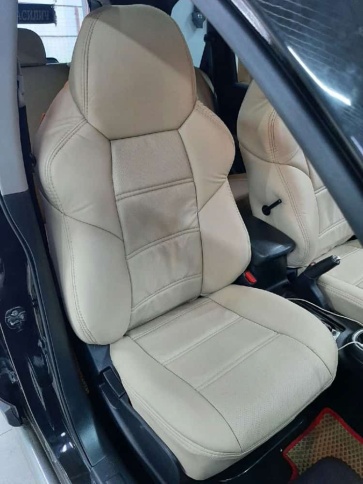 Экстрим  чехлы универсальные экокожа бежевый бежевый комплект    фото 10