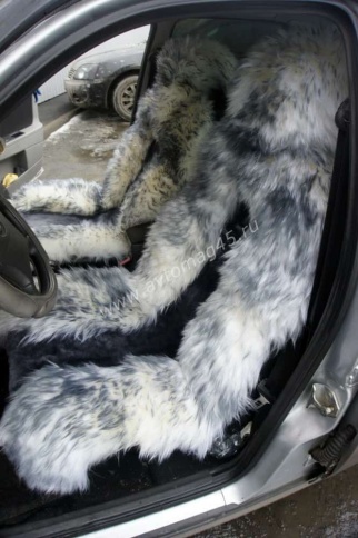 Maximal Накидки  комбинированные середина темно-серая бока палевые 140х50см 2шт    фото 2