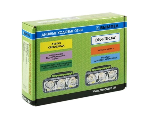 Вымпел  дневные ходовые огни 3 диода DRL-HT3-18W 2шт гарантия 6мес    фото 3