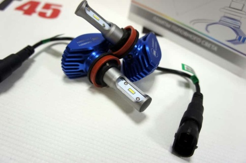 SVS S1  plus чип CSP LED 2шт H11 12В 30W 5000К 4000Lm с обманкой гарантия 5 мес    фото 8