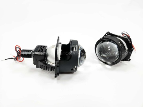 GTR HL-5 светодиодные Би-Led линзы 3.0" 12V 50W 5500K 4200Lm 1 чип гарантия 12 месяцев  фото 7